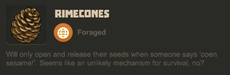 enter image title here Rimecone