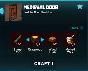 Creativerse R41 crafting recipes colossal castle medieval door01