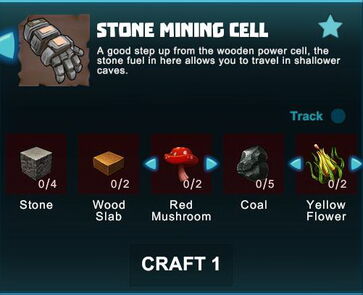 Creativerse R41 crafting recipes stone mining cell01