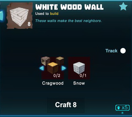 White Wood Wall Creativerse Wiki Fandom