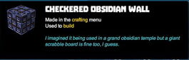 Creativerse tooltips R40 059 obsidian blocks crafted