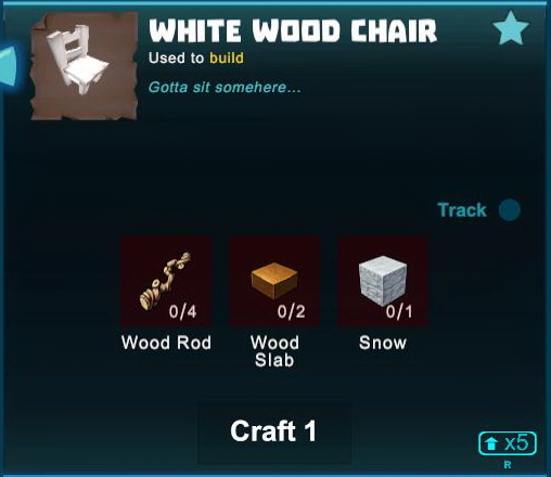 White Wood Chair Creativerse Wiki Fandom