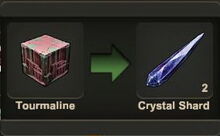 Creativerse Crystal shard processed from Tourmaline