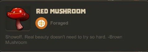 enter image title here Red Mushroom