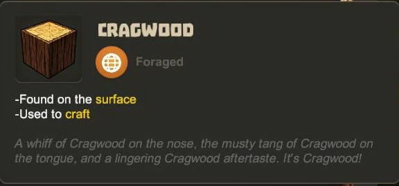 enter image title here Cragwood