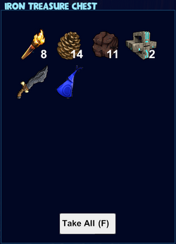 Iron treasure chest loot
