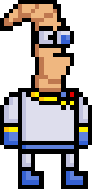 Earthworm Gary Monster Space Sprite