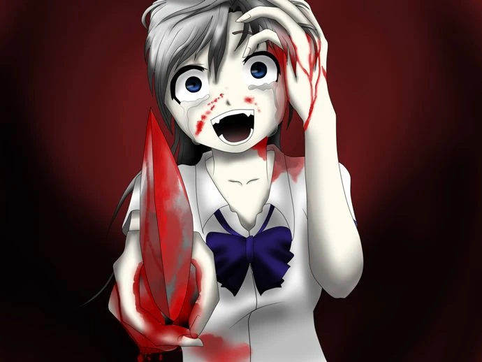 Image Crying Anime Girl With Knife Base By Dtoksick D4u3 By Mame