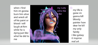My Rusty Astra The Galaxy Killer Creepypasta The Fighters Wiki