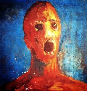 Anguished man