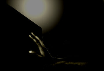 Touching the TV