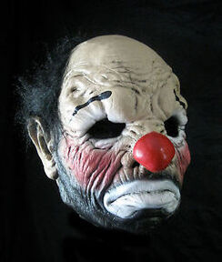 Máscara payaso triste