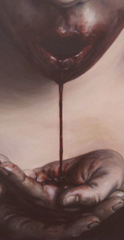 Bloody.