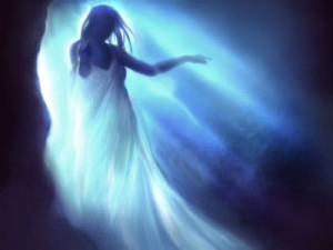 Mujer fantasma artistico