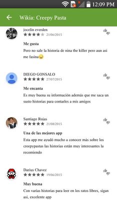 Guía de App Wiki Creepypasta