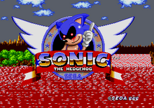 Het originele Sonic.exe Titelscherm