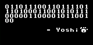 Binary cryptic