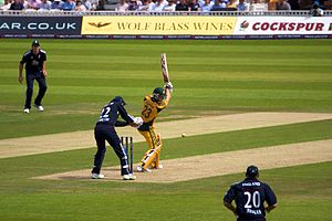 Michael Clarke batting at the Oval, 2010