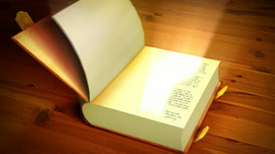 book opening animation