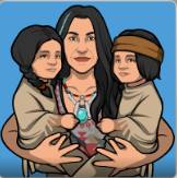 Potato with her potato kids