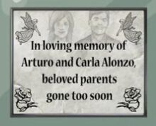 Recuerdo de Arturo y Carla Alonzo