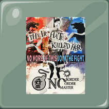 Cartel hecho por los Inner Chaos.