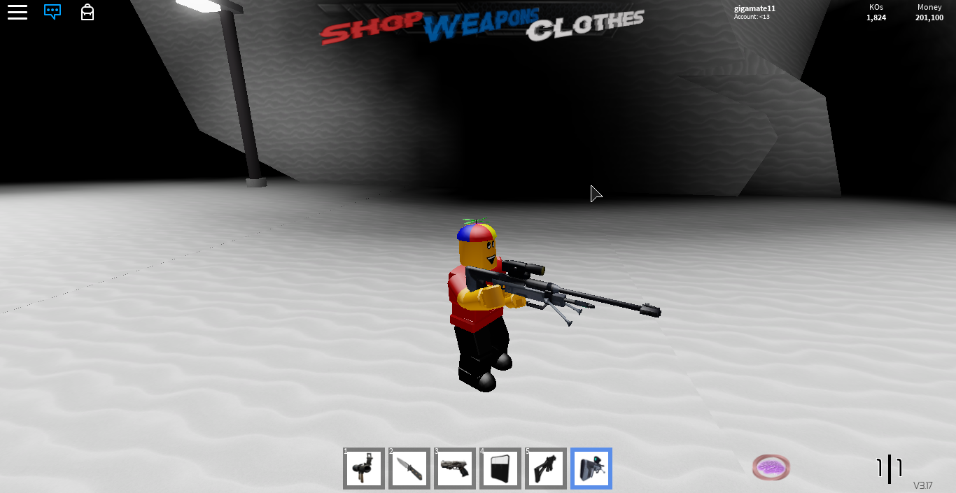 Sniper Criminal Vs Swat Wiki Fandom Powered By Wikia - roblox how to get rid of hotbar in game