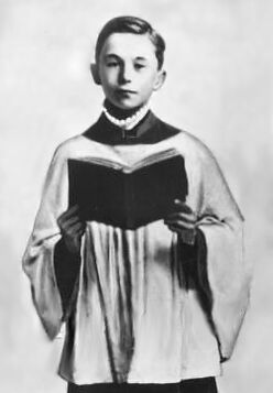 Haigh as choirboy