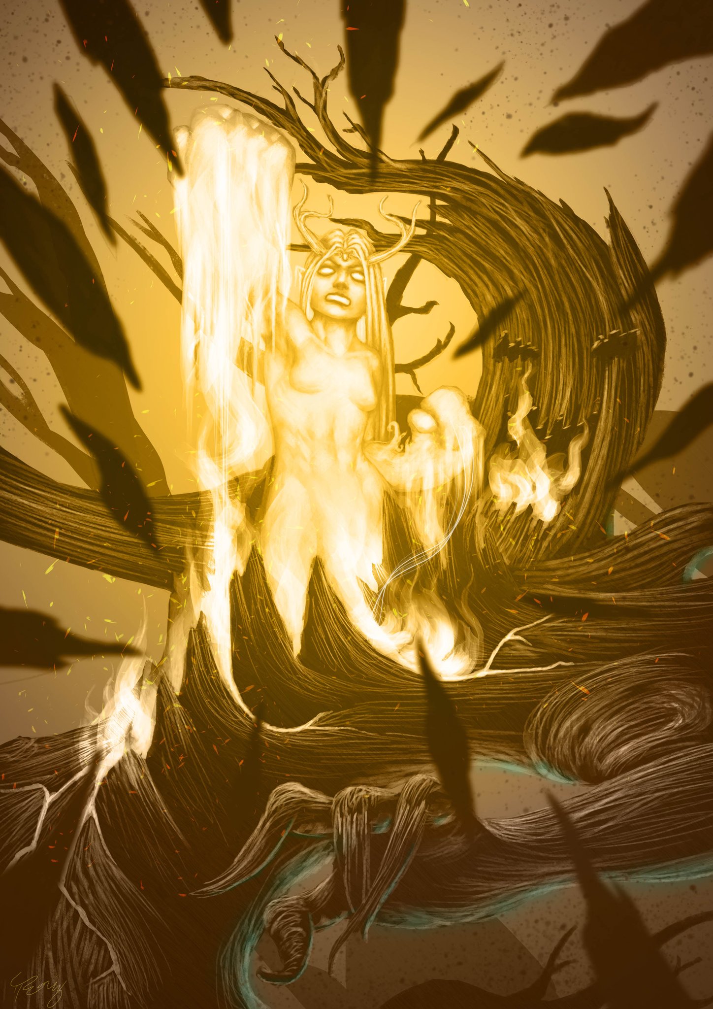 image episode 63 fire keyleth vs treant by thomas brin jpg treant form