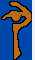 Iouen Symbol mini, cobalt blue