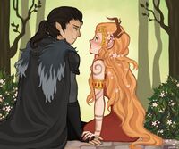 Vax and Keyleth by pixelllls