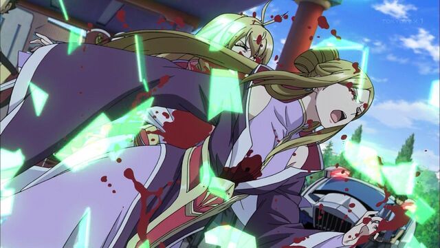Image - Sophia protecting Ange ep1.jpg | CROSS ANGE Rondo of Angel and