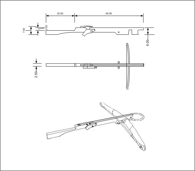 Simple (no metal parts) crossbow design Crossbow Building Wiki