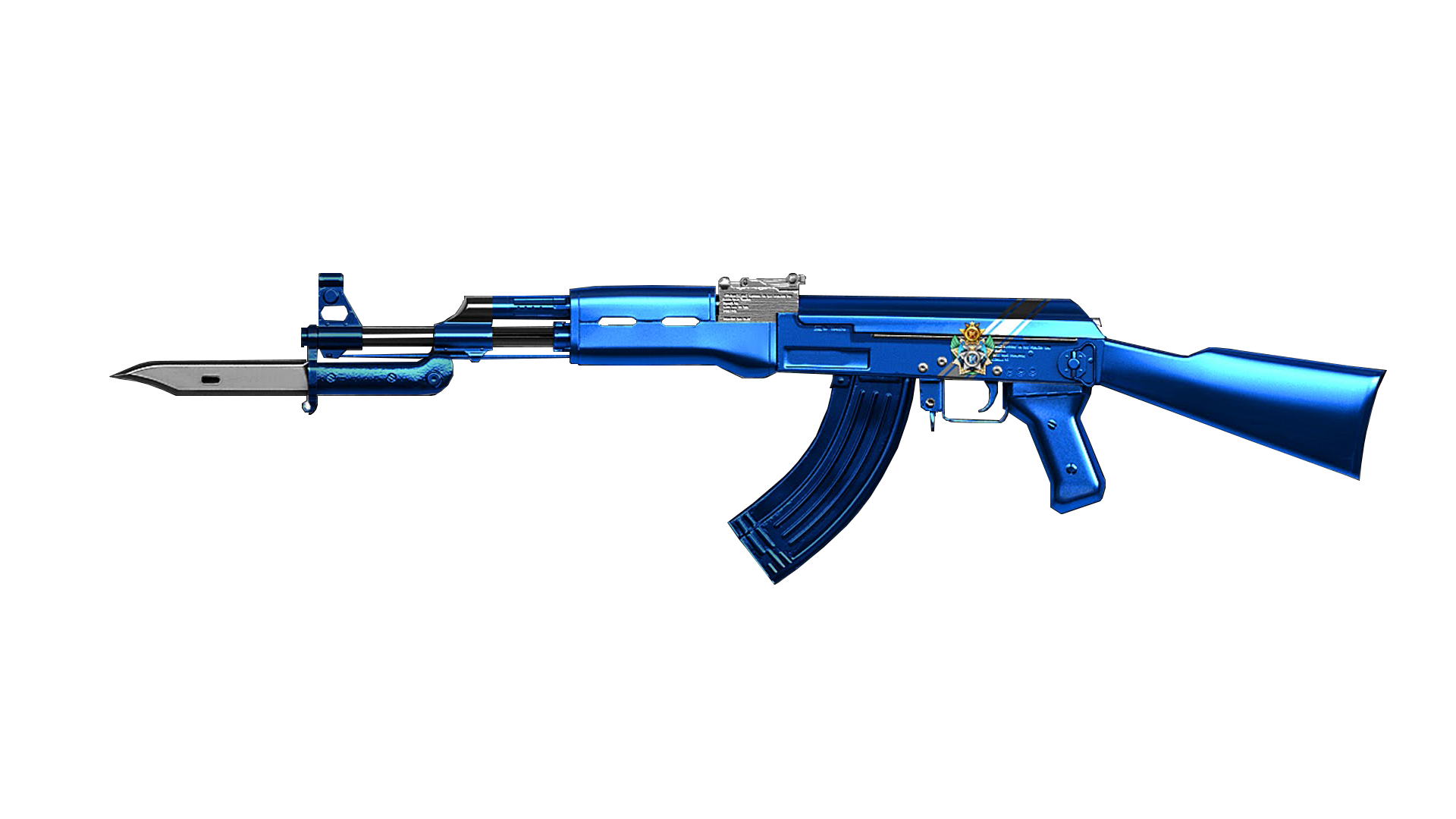 AK47-Knife Platinum Blue | Crossfire Wiki | FANDOM powered ...