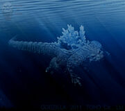 Godzilla underwater