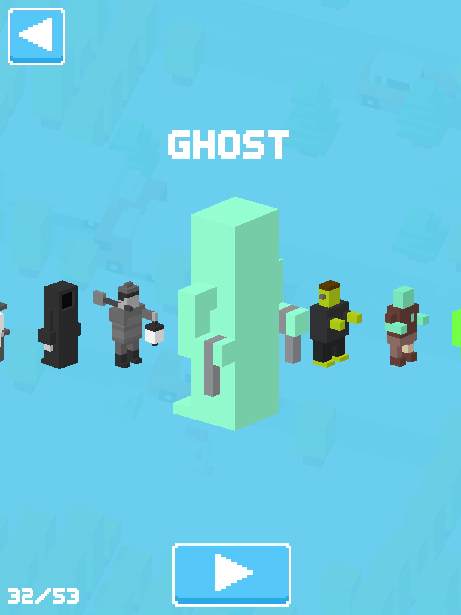 how to get pac man ghost in crossy road