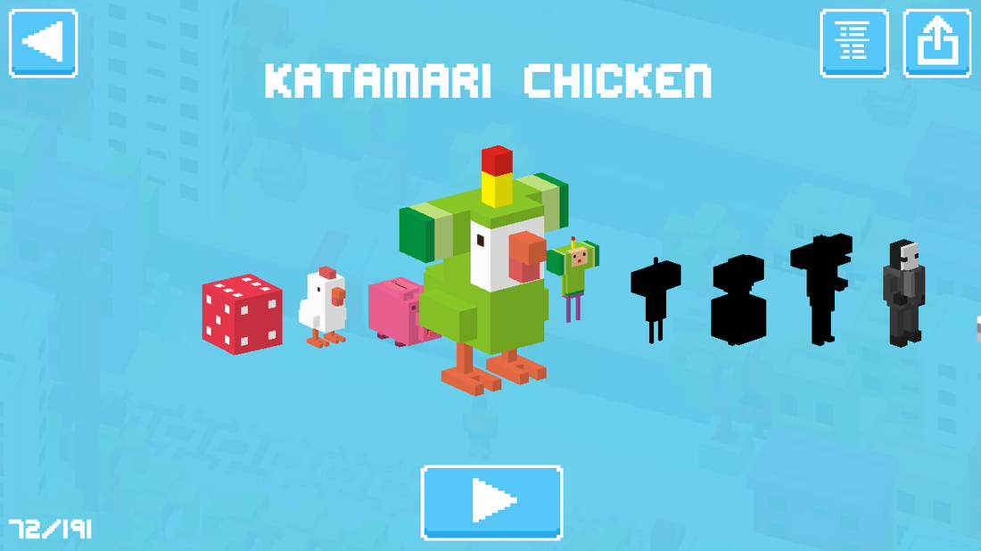 katamari chicken crossy road