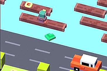 crossy road game background no character gif crossy road