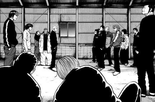 Image - Hana-Gumi vs Amachi Army (Warehouse).jpg | Crows x Worst Wiki ...