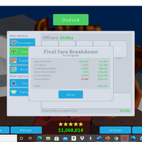 Income Expenses Roblox Cruise Ship Tycoon Wiki Fandom - food tycoon beta updates roblox