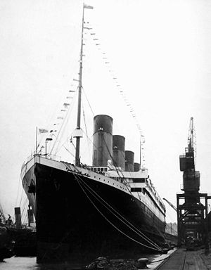 Titanic docked