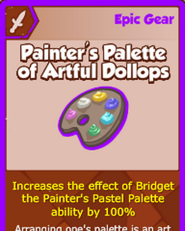 Painter S Palette Of Artful Dollops Crusaders Of The Lost Idols