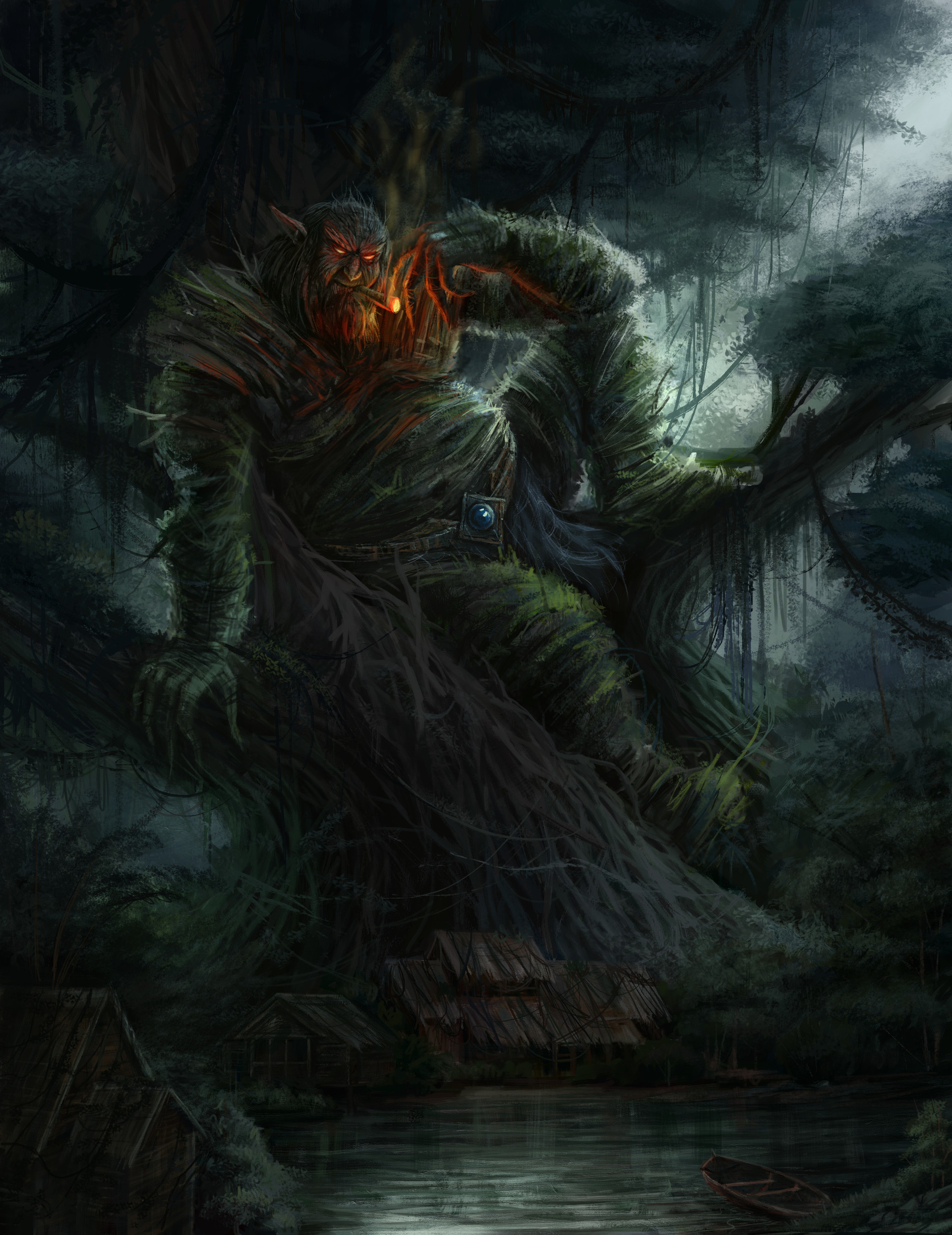 Matorepo Wera (Green Swamp Demon) | Cryptid Wiki | Fandom