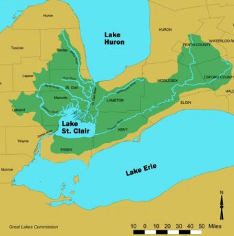 lake st clair map Lake St Clair Serpent Cryptid Wiki Fandom lake st clair map