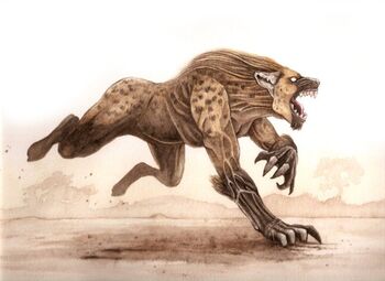 WereHyena by odingraphics