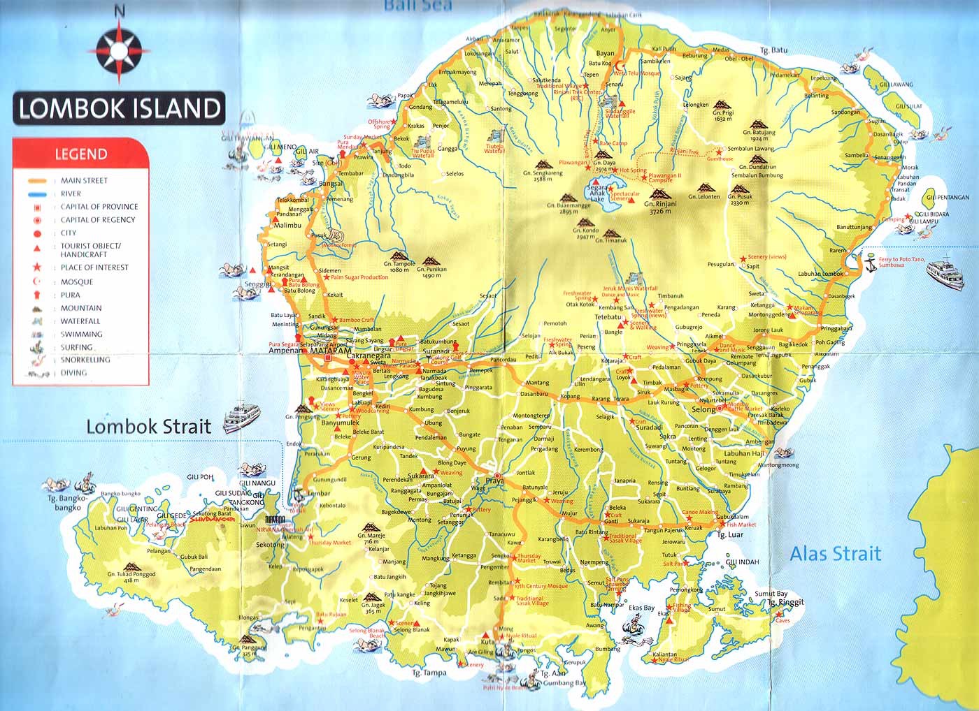Image - Lombok map.jpg | Cryptid Wiki | FANDOM powered by Wikia