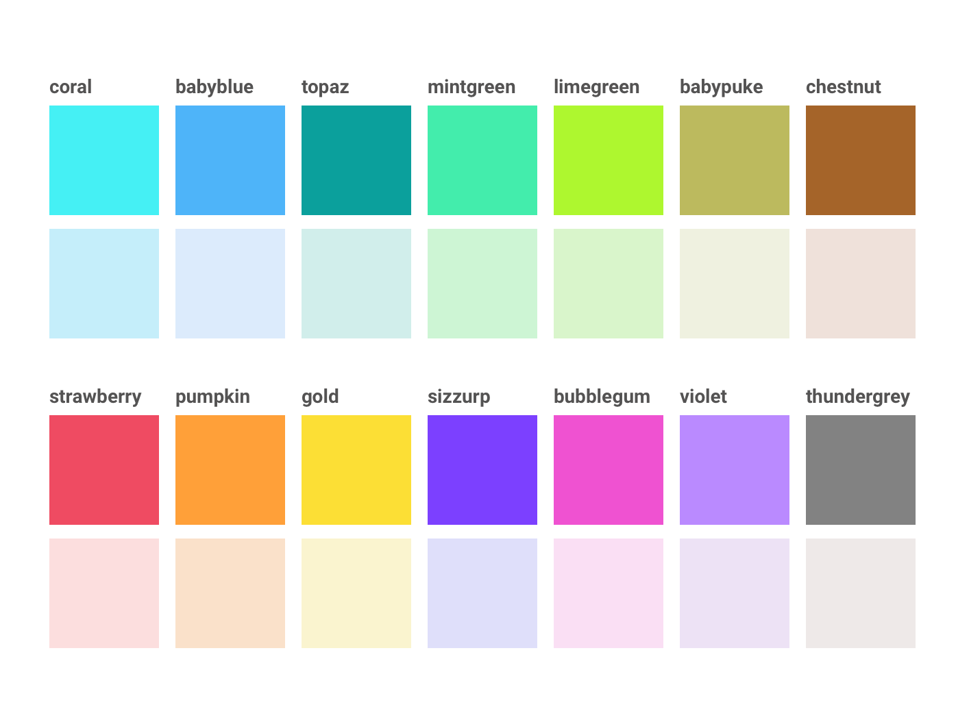 Color palette & HEX codes | Crypto Kitties Wiki | FANDOM powered by Wikia