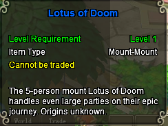 Lotus of doom stats