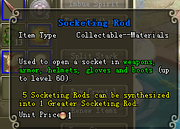 Socketingrod
