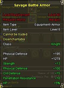Knight Sav armor gold